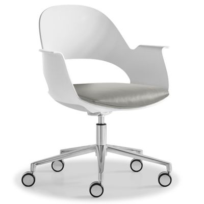 Bernhardt Design Lava Swivel Armchair - Color: Grey - 594_3470-010