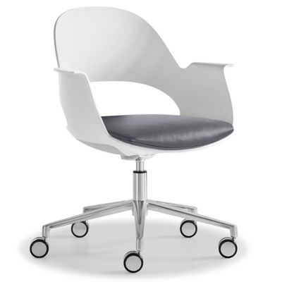 Bernhardt Design Lava Swivel Armchair - Color: Grey - 594_3470_011