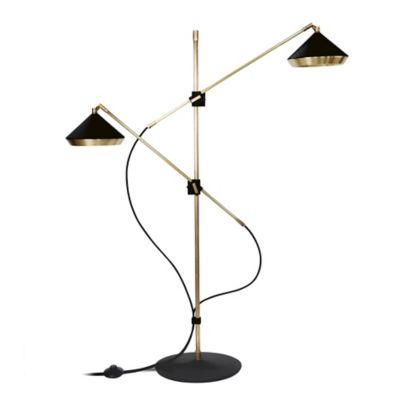 BF2059978 Bert Frank Shear Floor Lamp - Color: Black - Size: sku BF2059978