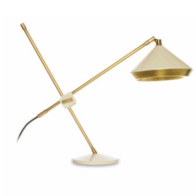 BF2059981 Bert Frank Shear Table Lamp - Color: White - Size: sku BF2059981