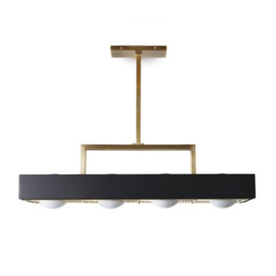 Bert Frank Kernel Linear Chandelier Light - Color: Black - Size: 35 - KN