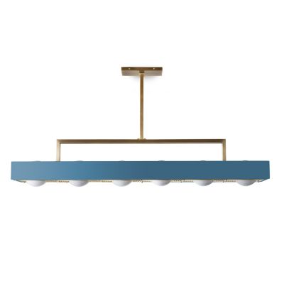 Bert Frank Kernel Linear Chandelier Light - Color: Blue - Size: 30 - KNL