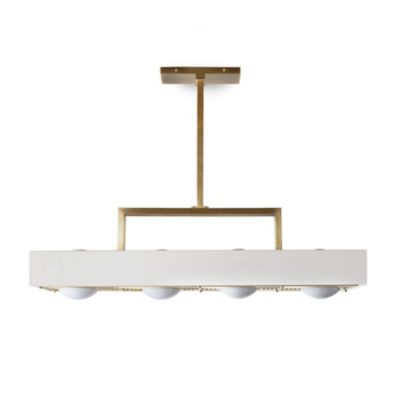 Bert Frank Kernel Linear Chandelier Light - Color: White - Size: 35 - KN