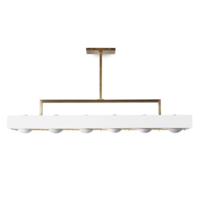 Bert Frank Kernel Linear Chandelier Light - Color: White - Size: 35 - KN