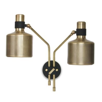 Bert Frank Riddle 2 Light Wall Sconce - Color: Brass - RDL0022US