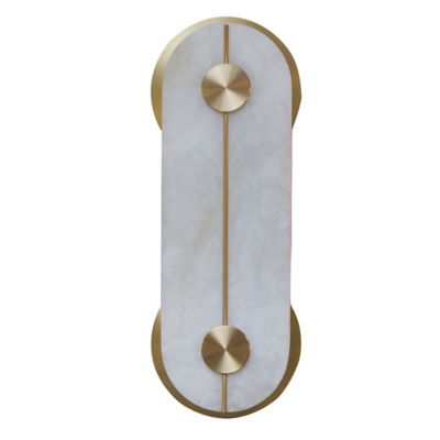 Bert Frank Brace LED Wall Sconce - Color: White - Size: Large - BRC0021US