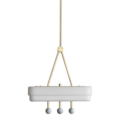 Bert Frank Spate LED Linear Chandelier Light - Color: White - Size: 30 -