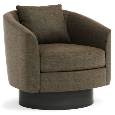 Bernhardt Camino Swivel Chair in Brown