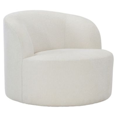 Bernhardt Elle Swivel Chair in White