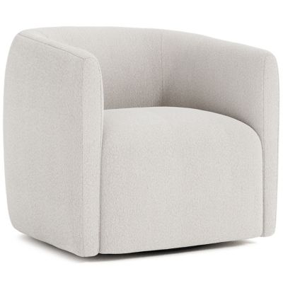 Bernhardt Aline Swivel Chair in Cream