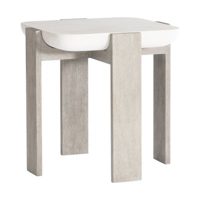Bernhardt Gooding Side Table in White