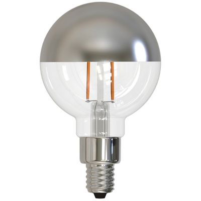 Bulbrite 2.5W 120V G16 E12 2700K Half Mirror LED Filament Bulb - 776771