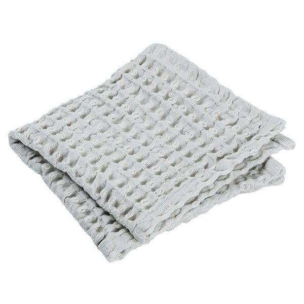 Blomus Caro Waffle Washcloth - Color: White - Size: 12 In. x 12 In. - 69008