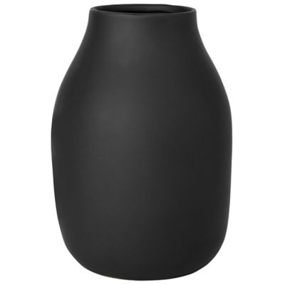 BLO1907326 Blomus Colora Vase - Color: Black - Size: 6  - 659 sku BLO1907326