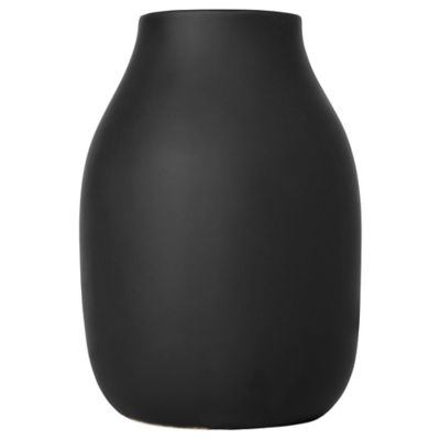 BLO1728932 Blomus Colora Vase - Color: Black - Size: 8  - 657 sku BLO1728932