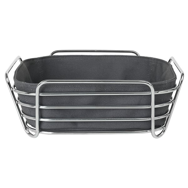 Blomus DELARA Bread Basket - Color: Black - Size: Large - 64072