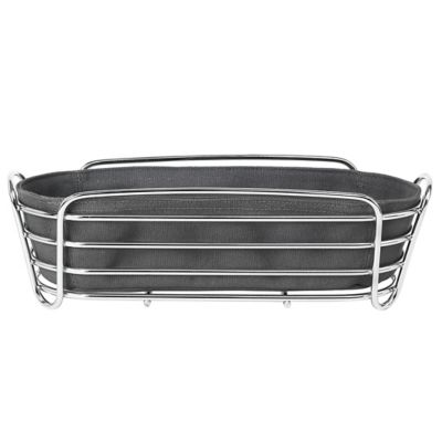 Blomus DELARA Long Serving Basket - Color: Grey - Size: 5 In. x 12 In. - 63