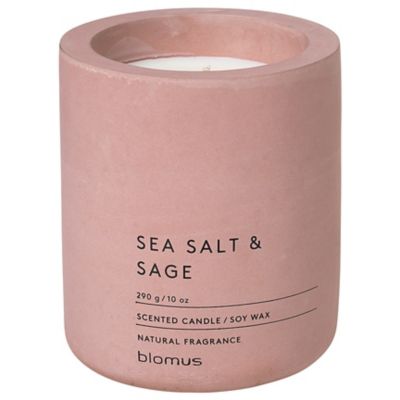 BLO1731530 Blomus FRAGRA Sea Salt and Sage Candle - Color: Pi sku BLO1731530