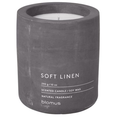 Blomus FRAGA Soft Linen Candle - Color: Black - Size: 10 Oz. - 65658