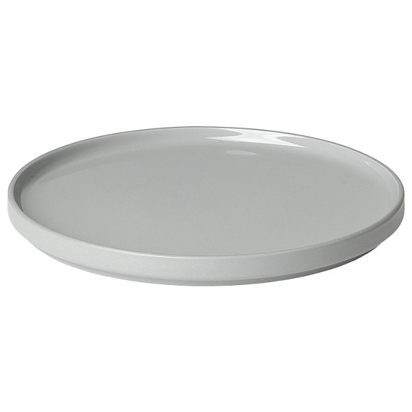 Blomus PILAR Dessert Plate Set of 4 - Color: Grey - Size: 7-7/8 x 11/16 - 6