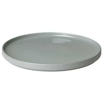 Blomus PILAR Dinner Plate Set of 4 - Color: Grey - Size: 10-5/8 x 13/16 - 6