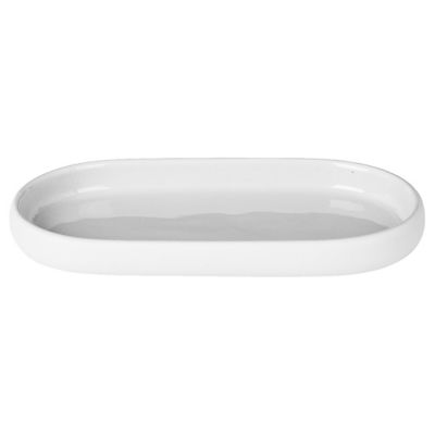 BLO2179098 Blomus SONO Oval Tray - Color: White - 66277 sku BLO2179098