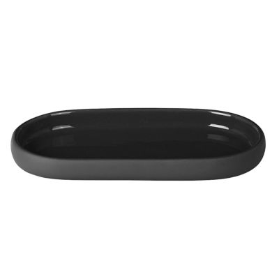 BLO2179099 Blomus SONO Oval Tray - Color: Black - 66278 sku BLO2179099