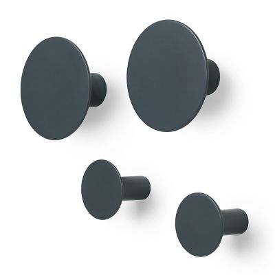 BLO2319599 Blomus Ponto Wall Hooks - Set of 4 - Color: Grey - sku BLO2319599