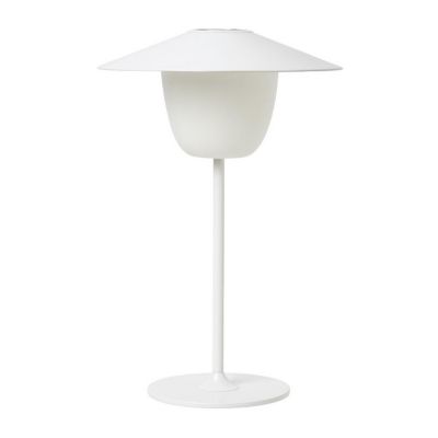 Blomus Ani 3-in-1 Rechargeable Table Lamp - Color: White - Size: 9  - 65