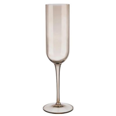 Blomus FUUM Champagne Flute Glass - Set of 4 - Color: Black - 63932