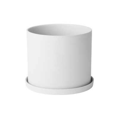 BLO2308834 Blomus NONA Herb Pot - Color: White - Size: Small  sku BLO2308834