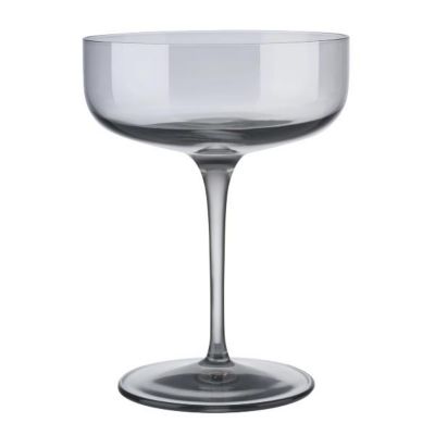 Blomus FUUM Champagne Saucer Glass - Set of 4 - Color: Grey - 63933