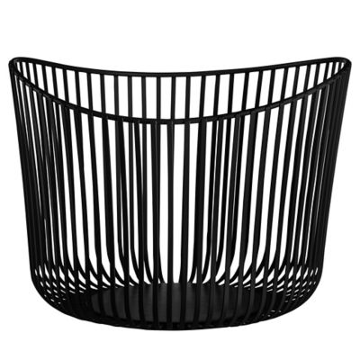 BLO2398423 Blomus Modo Storage Basket - Color: Black - 66430 sku BLO2398423