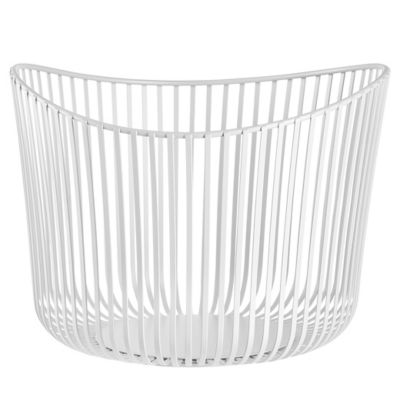 BLO2398424 Blomus Modo Storage Basket - Color: White - 66431 sku BLO2398424