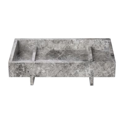 BLO2434489 Blomus ABENTO Marble Tray - Color: Grey - 66663 sku BLO2434489