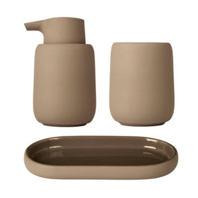 Blomus SONO Bathroom Accessory Set - Color: Grey - 36103