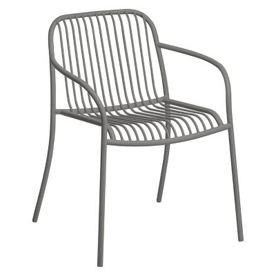 Blomus Yua Wire Outdoor Armchair, Set of 2 - Color: Grey - 62181.2