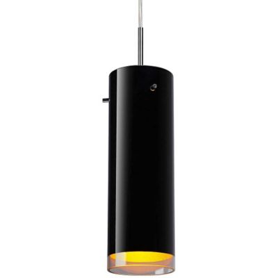 Bruck Lighting Cyrus Low-Voltage Pendant Light - Color: Black - Size: 1 lig