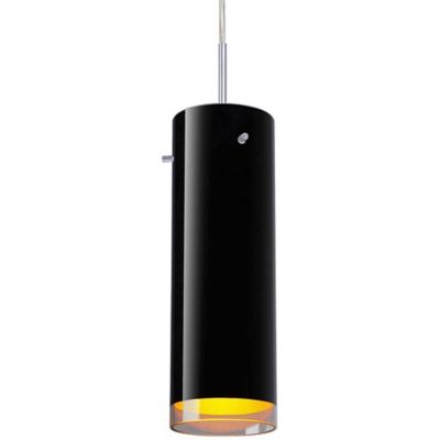 Bruck Lighting Cyrus Low-Voltage Pendant Light - Color: Black - Size: 1 lig