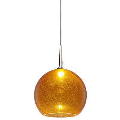 Bruck Lighting Bobo 2 LED Mini Pendant Light - Color: Amber - MLED/30K/CH/P