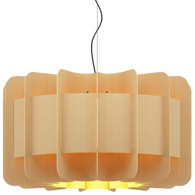 Bruck Lighting Clarissa Pendant Light - Color: Beige - Size: 30-In. Diamete