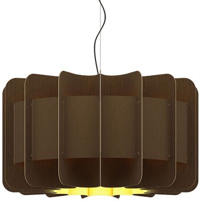 Bruck Lighting Clarissa Pendant Light - Color: Brown - Size: 30-In. Diamete