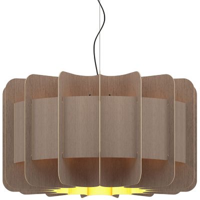 Bruck Lighting Clarissa Pendant Light - Color: Grey - Size: 30-In. Diameter