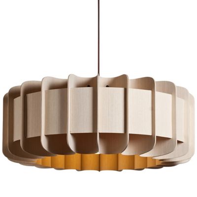 Bruck Lighting Clarissa Pendant Light - Color: Beige - Size: 29-In. Diamete