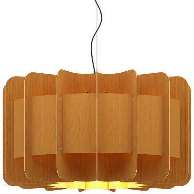 Bruck Lighting Clarissa Pendant Light - Color: Brown - Size: 30-In. Diamete