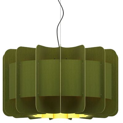 Bruck Lighting Clarissa Pendant Light - Color: Green - Size: 30-In. Diamete