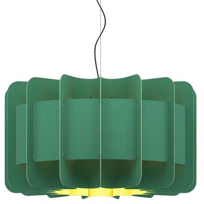 Bruck Lighting Clarissa Pendant Light - Color: Turquoise - Size: 30-In. Dia