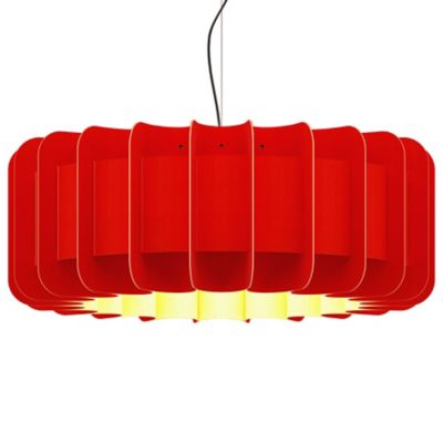 Bruck Lighting Clarissa Pendant Light - Color: Red - Size: 29-In. Diameter 