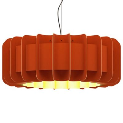 Bruck Lighting Clarissa Pendant Light - Color: Orange - Size: 29-In. Diamet