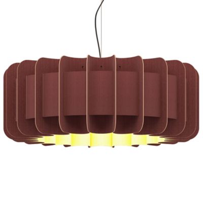 Bruck Lighting Clarissa Pendant Light - Color: Purple - Size: 29-In. Diamet